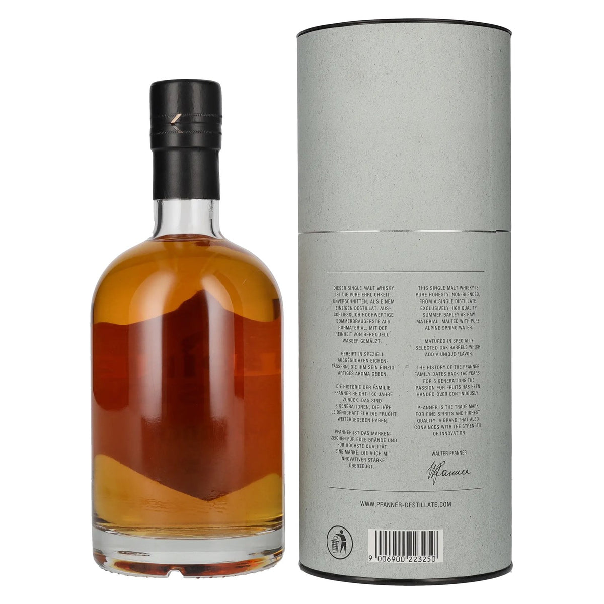 Pfanner Alpine Single Malt Whisky 43% vol. 0.7 l in a gift box