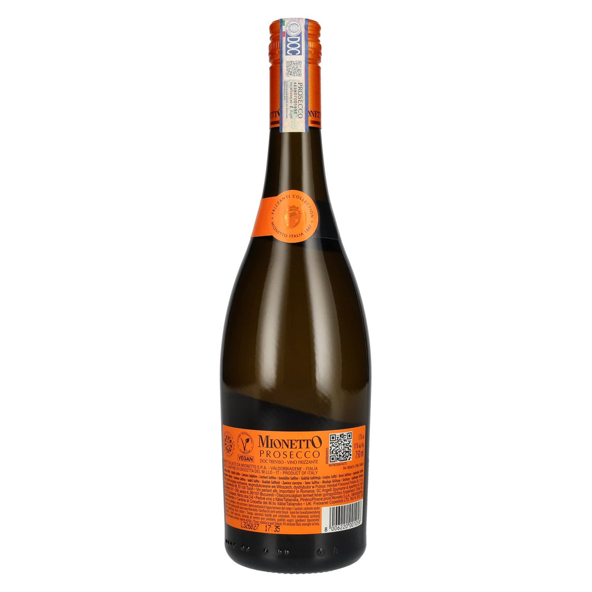 Mionetto Prosecco Vino Frizzante Treviso DOC 11% Vol. 0.75l