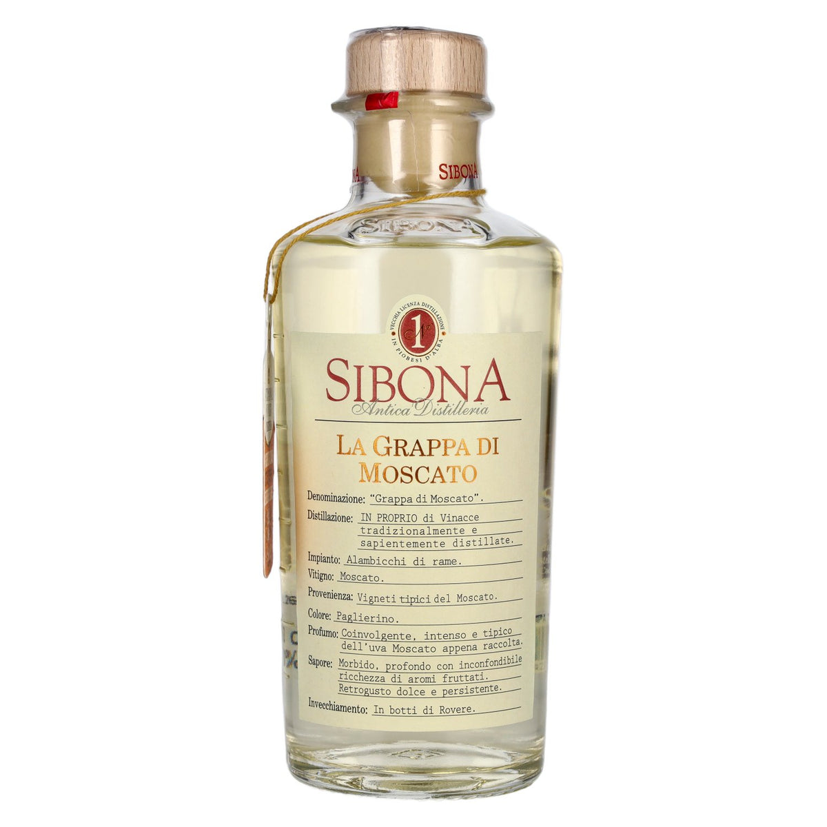 Sibona Moscato Grappa 40% Vol. 0.5l