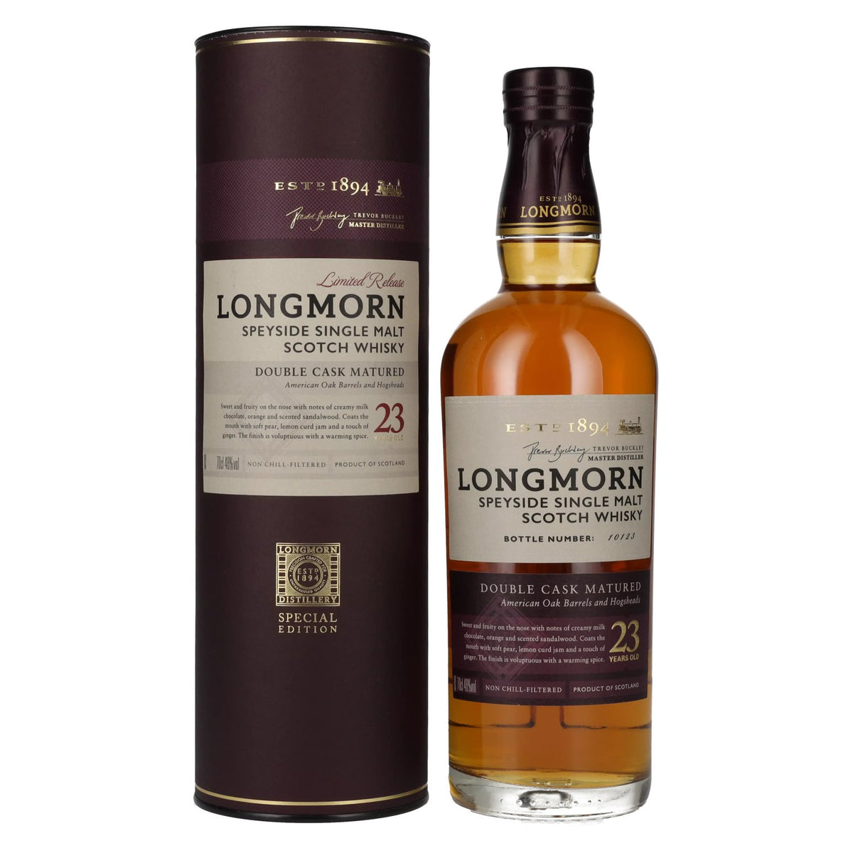 Longmorn 23 Years Old Double Cask Matured 48% Vol. 0.7l in Gift Box
