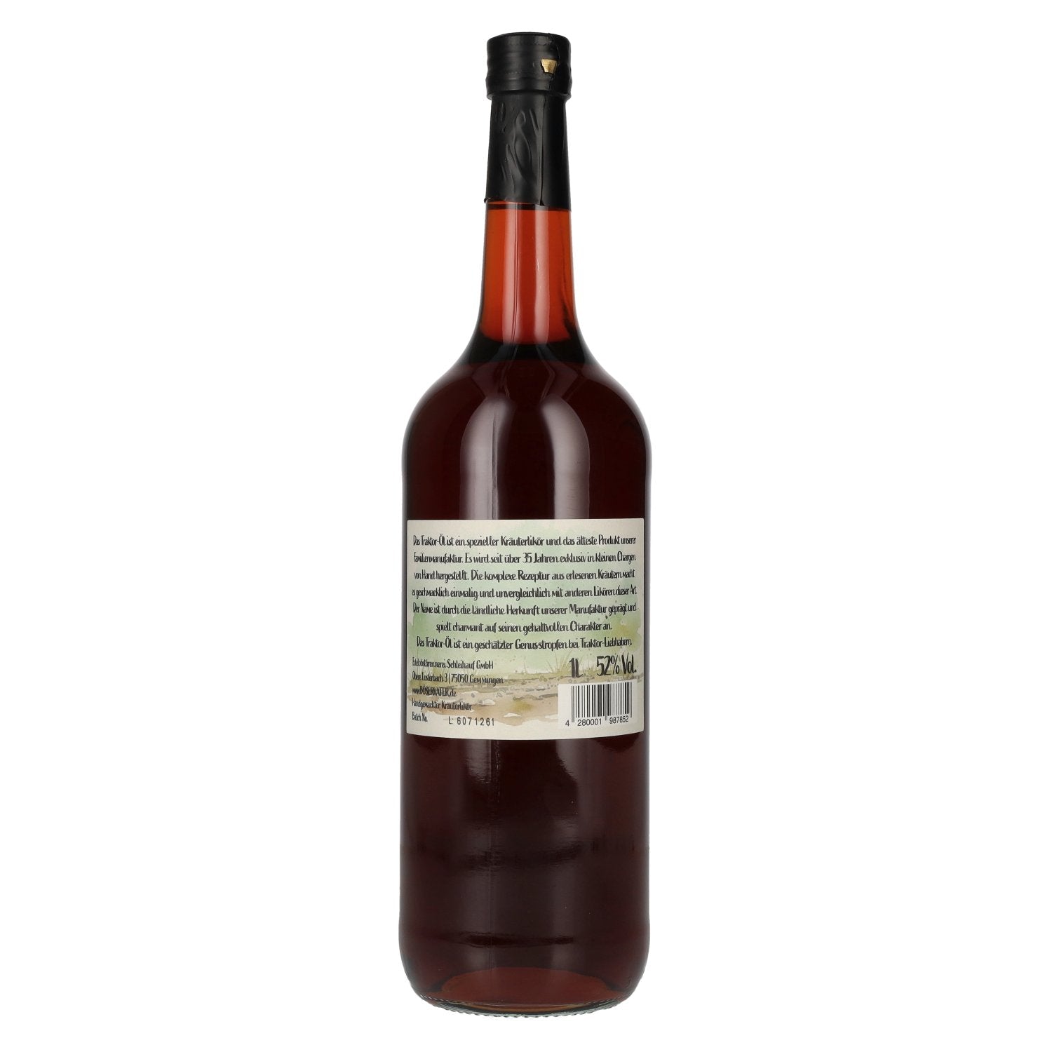 Homemade Tractor Oil Special Herbal Liqueur 52% Vol. 1l