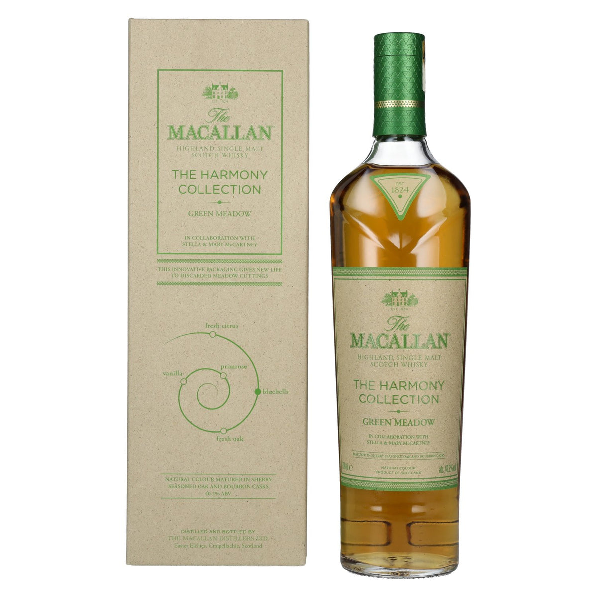 The Macallan The Harmony Collection GREEN MEADOW Highland Single Malt 40.2% Vol. 0.7l in gift box