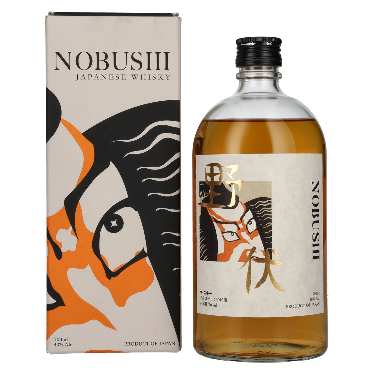 Nobushi Japanese Whisky 40% ABV, 0.7 litres, in a gift box