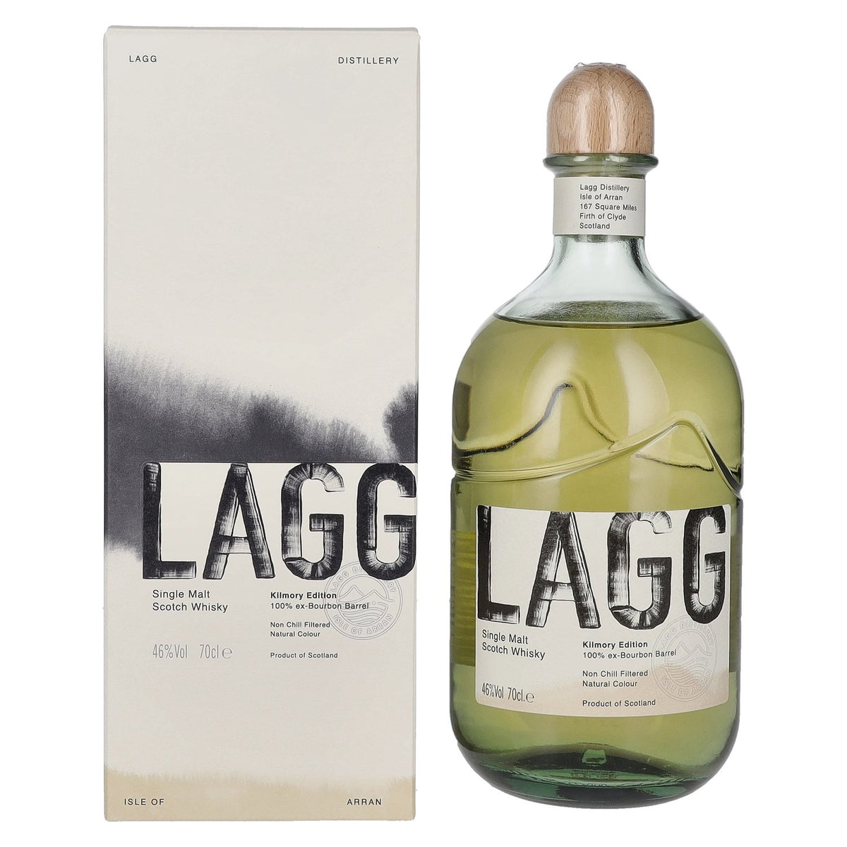 LAGG Single Malt Scotch Whisky Kilmory Edition 46% Vol. 0.7L in Gift Box