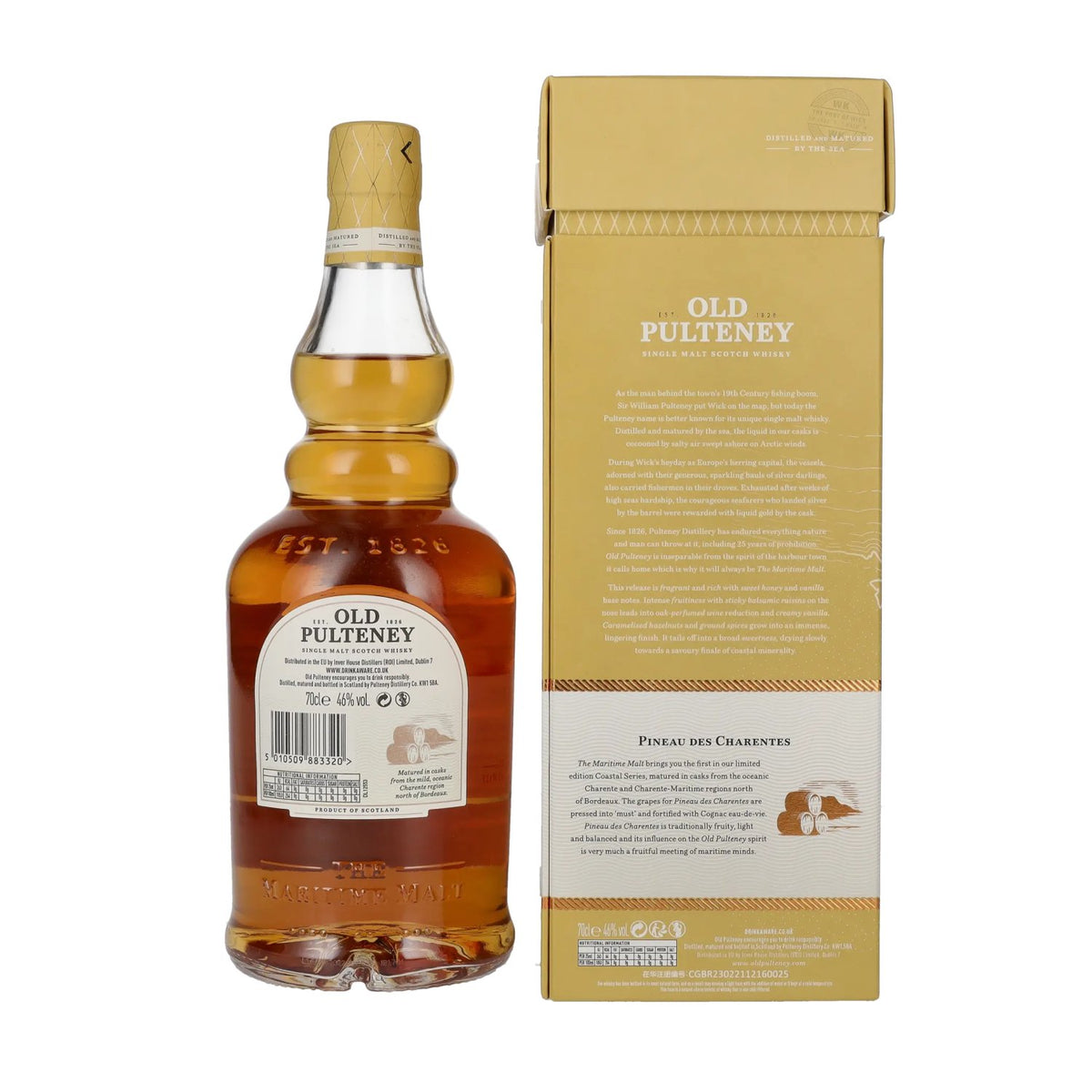 Old Pulteney Coastal Series PINEAU DES CHARENTES 46% Vol. 0.7l in gift box