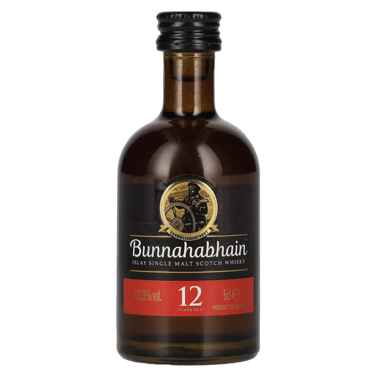 Bunnahabhain 12 Years Old Islay Single Malt Scotch Whisky 46.3% Vol. 0.05l
