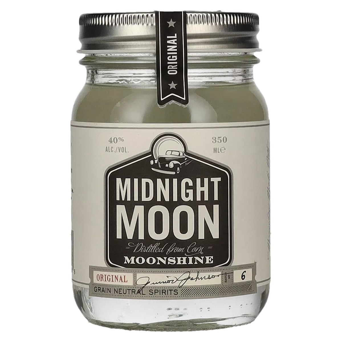 Midnight Moon Moonshine ORIGINAL grain brandy 40% vol. 0.35l