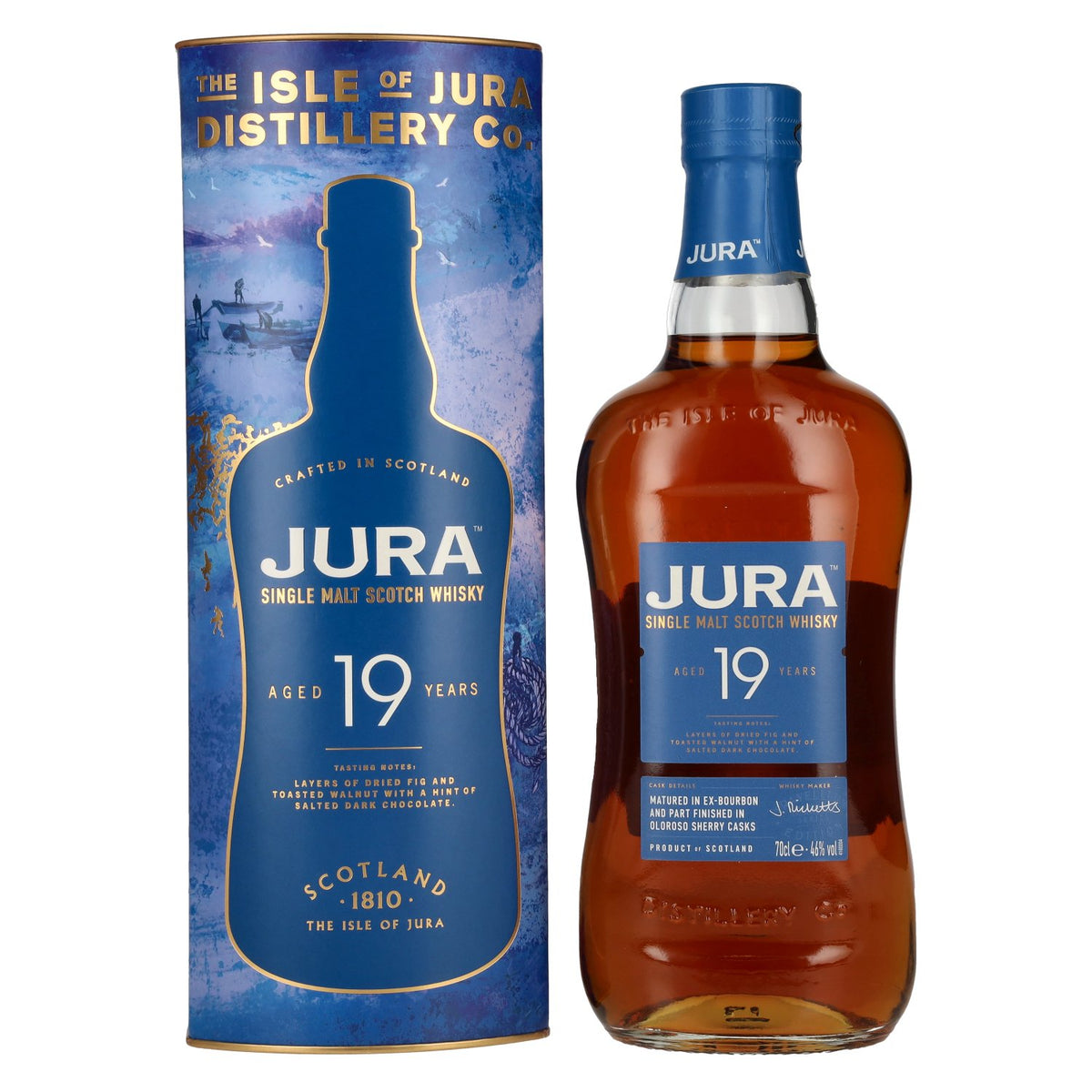 Jura 19 Years Old Single Malt Scotch Whisky 46% Vol. 0,7l in gift box