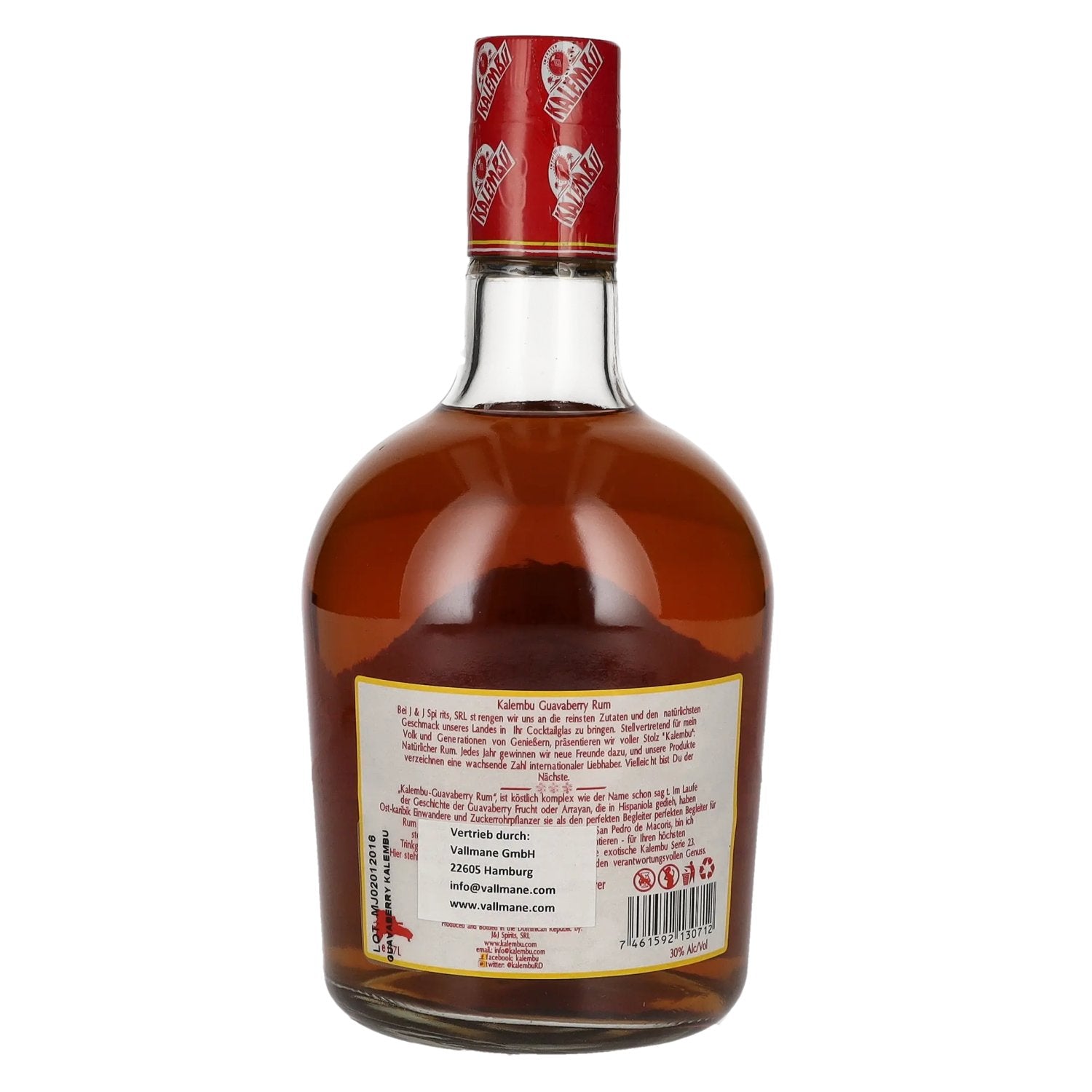 Kalembú Karibischer Guavaberry Spiced Rum 30% Vol. 0,7l