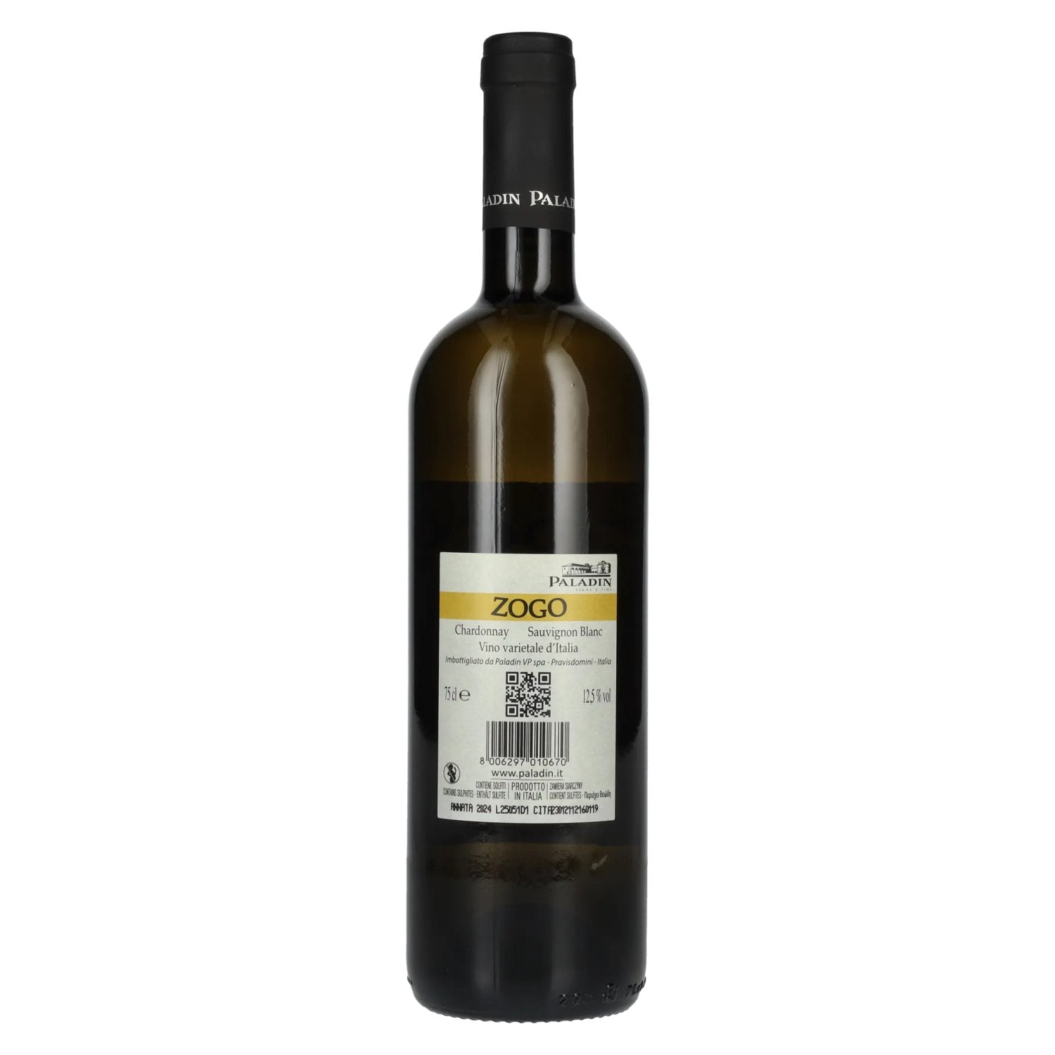 Paladin ZOGO Bianco 2024 12.5% Vol. 0.75l