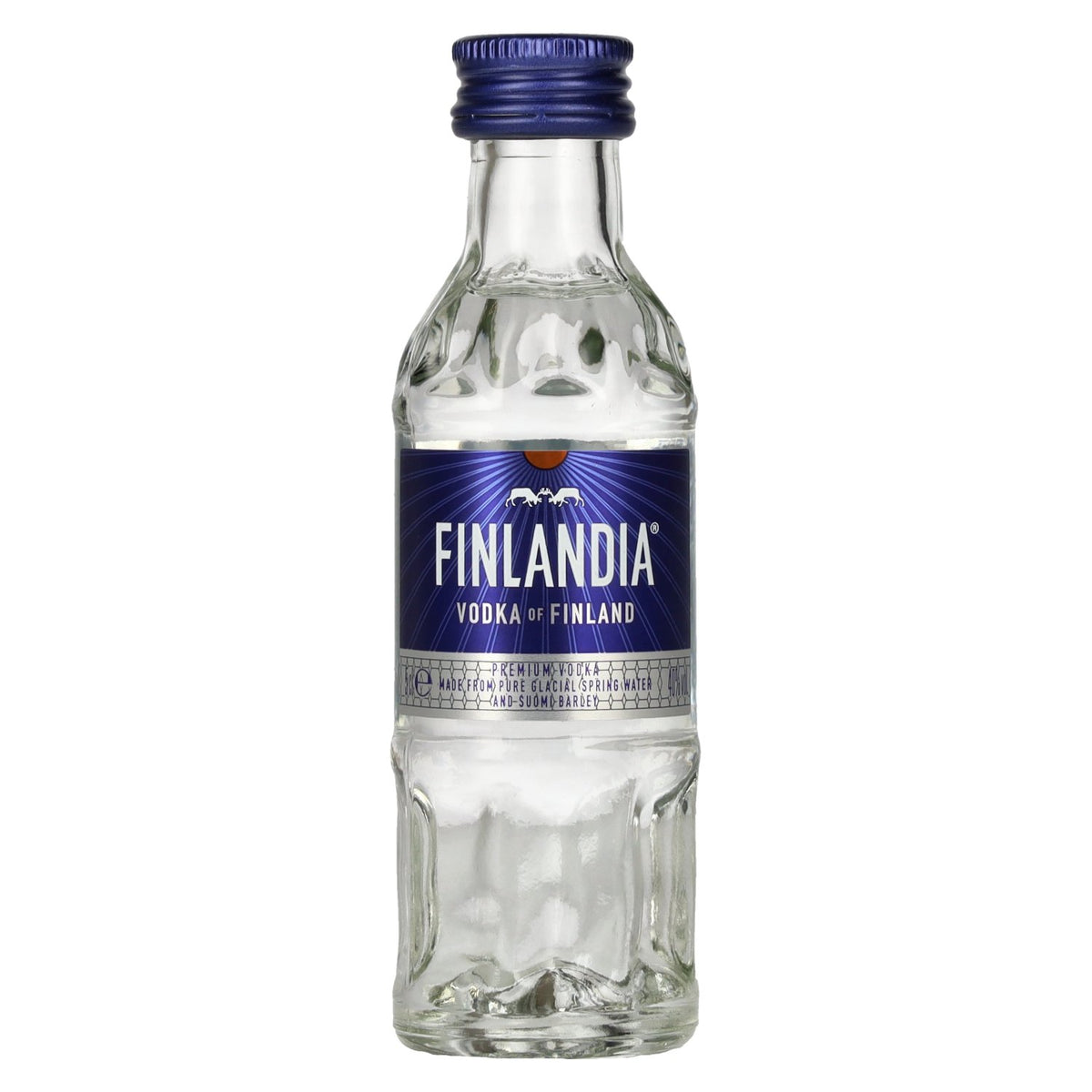 Finlandia Vodka from Finland 40% ABV 0.05 l