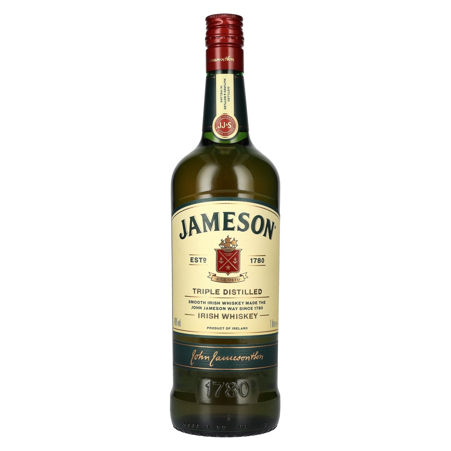 Jameson Triple Distilled Irish Whiskey 40% Vol. 1l