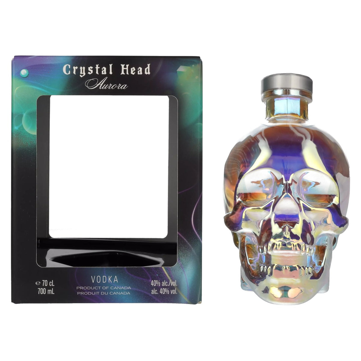 Crystal Head Vodka Aurora 40% Vol. 0.7l in gift box