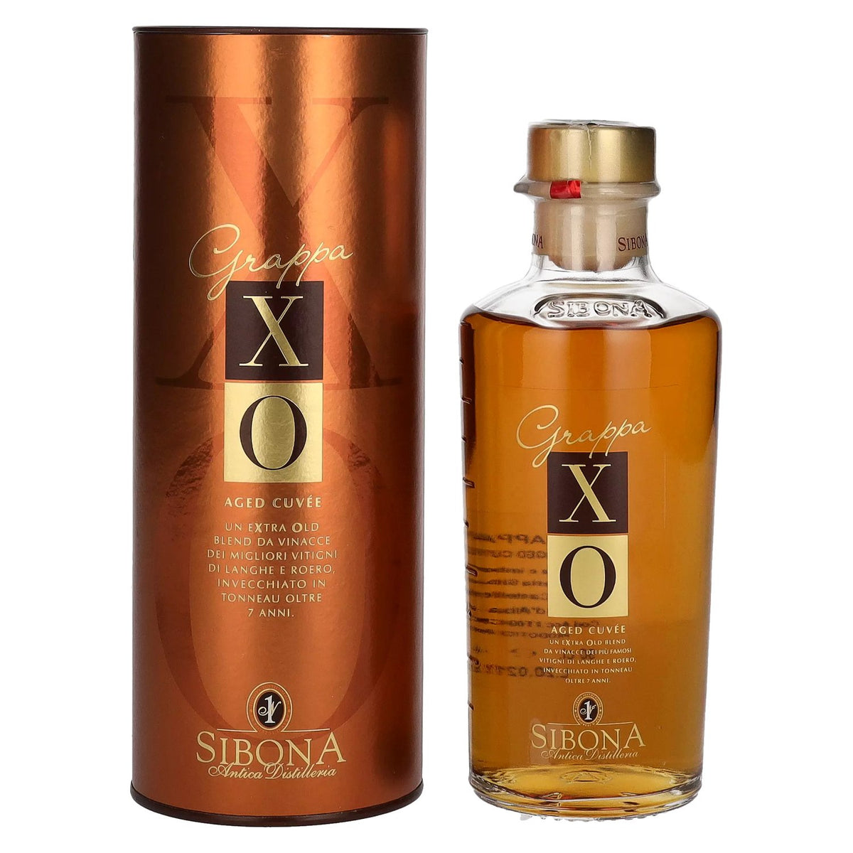 Sibona Grappa XO Aged Cuvée 44% Vol. 0.5l in Gift Box