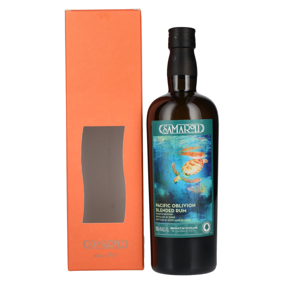 Samaroli Pacific Oblivion Blended Rum 2009 45% Vol. 0.7l in gift box