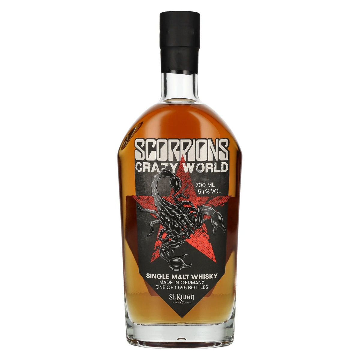 St. Kilian SCORPIONS CRAZY WORLD Single Malt Whisky 54% Vol. 0.7l