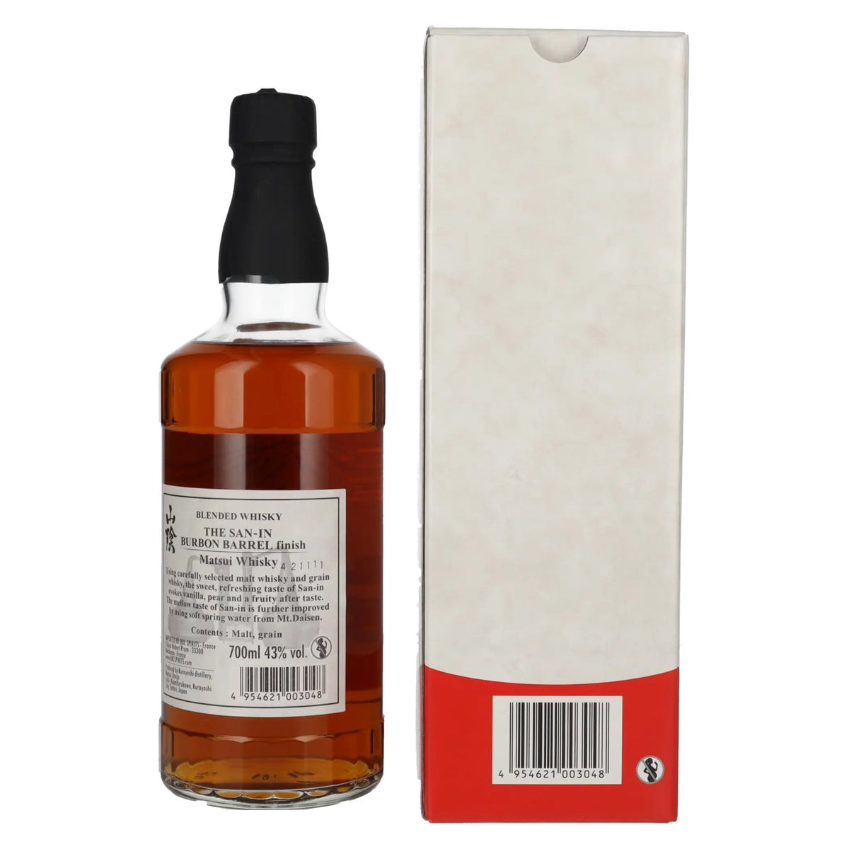 Matsui Whisky THE SAN-IN Blended Japanese Whisky ex-BOURBON BARREL 43% Vol. 0,7l in Geschenkbox