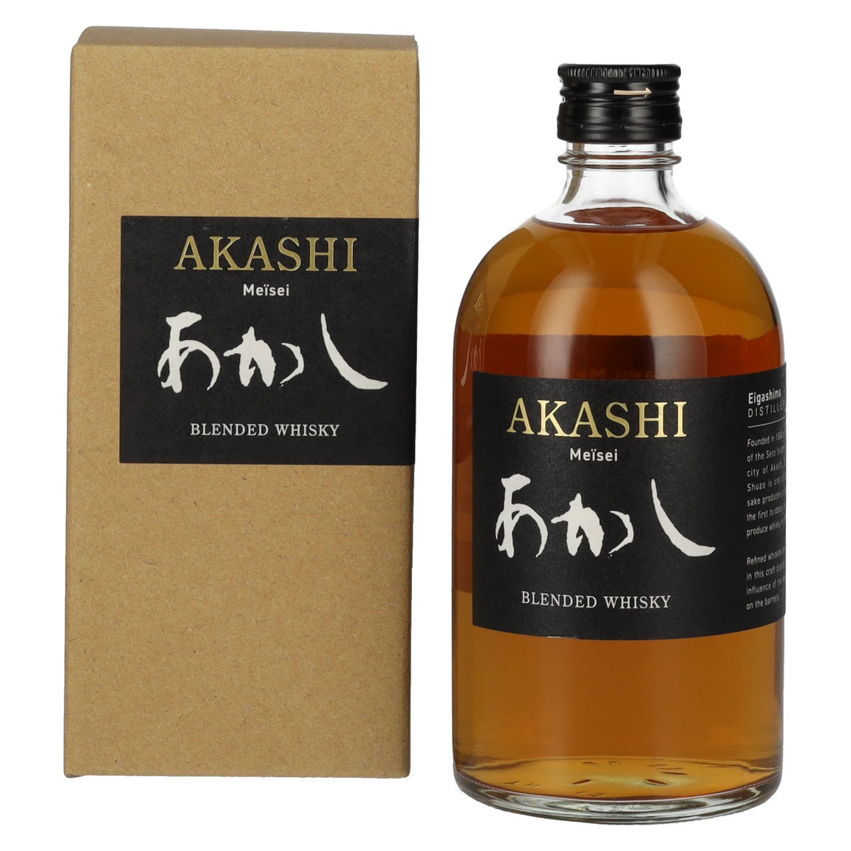 Akashi Meïsei Blended Whisky 40% vol. 0.5l in a gift box