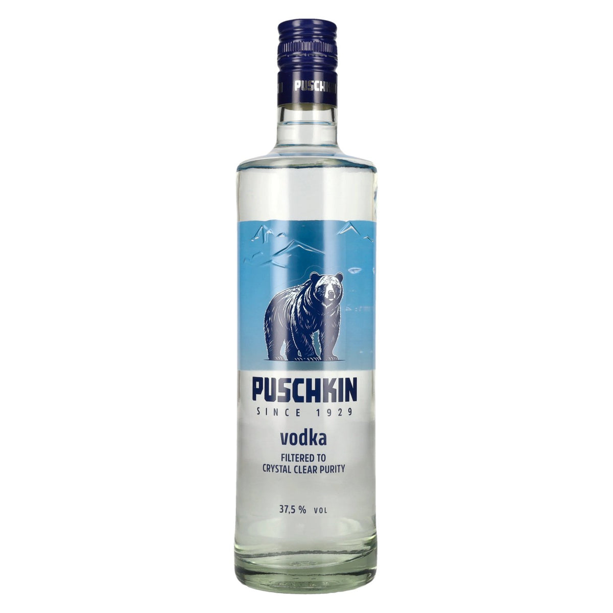 Puschkin Ice-Filtered Vodka 37.5% ABV 0.7l