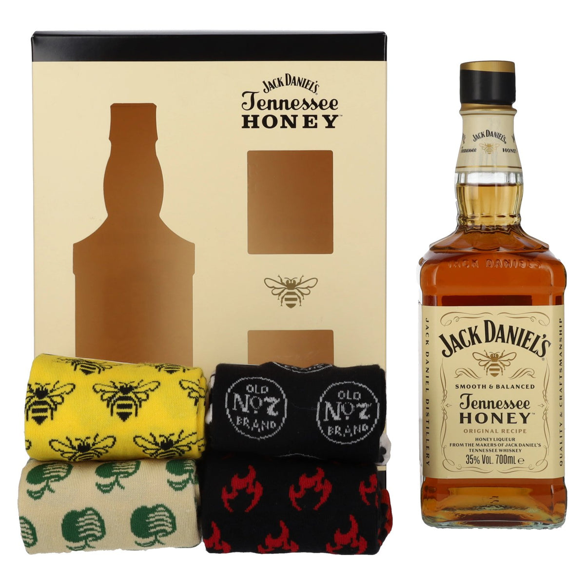 Jack Daniel's Tennessee HONEY 35% Vol. 0.7L with Socks