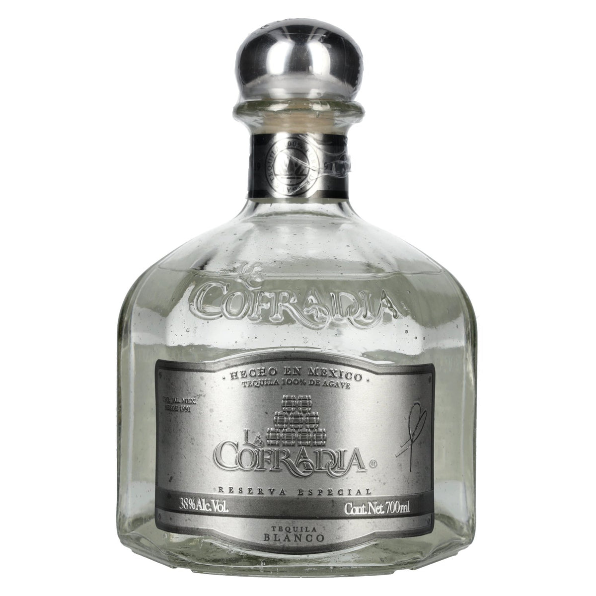 La Cofradia Tequila Blanco 100% Agave Special Reserve 38% Vol. 0.7l