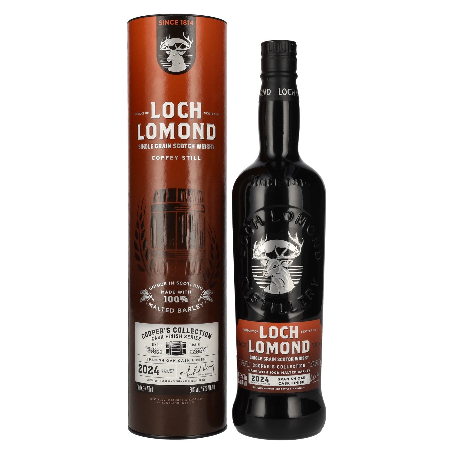 Loch Lomond COOPER COLLECTION Spanish Oak Cask Single Grain Scotch Whisky 50% Vol. 0.7L in gift box