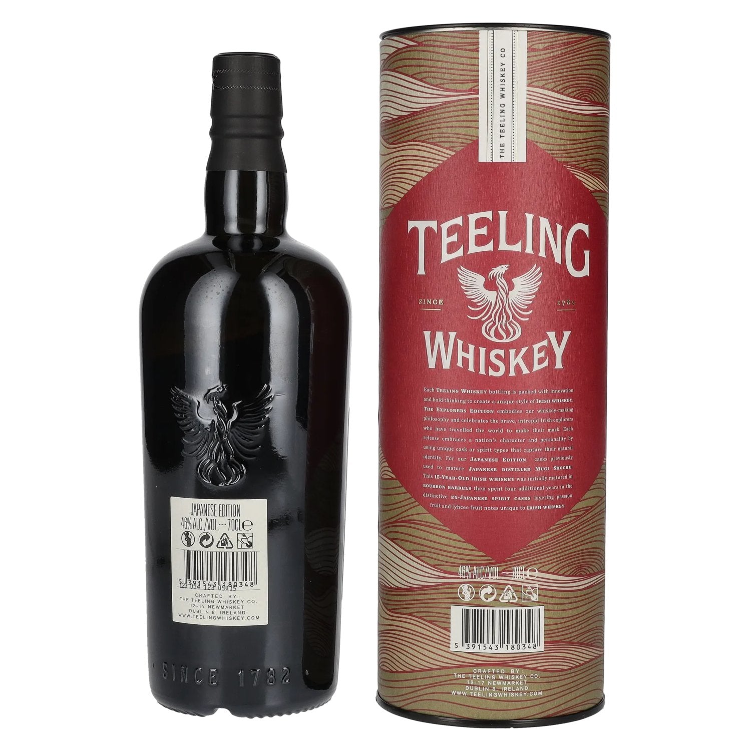 Teeling Whiskey 15 Years Old EXPLORERS SERIES Irish Whiskey Japanese Edition 46% Vol. 0.7l in Gift Box