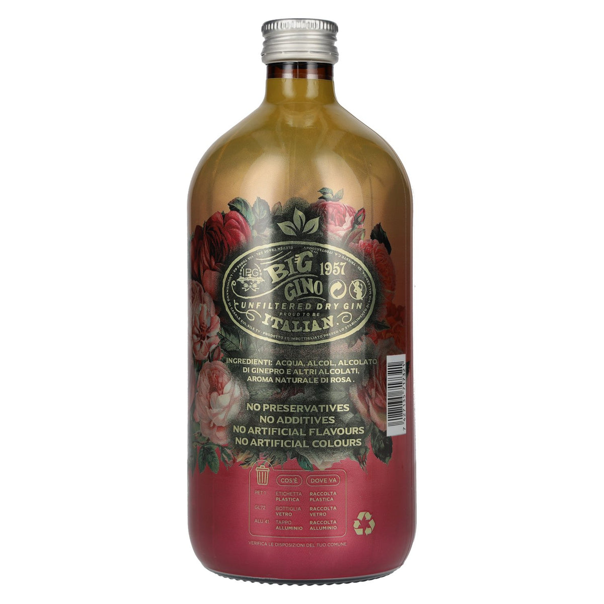 Big Gino Gin VELVET ROSE 40% Vol. 1l