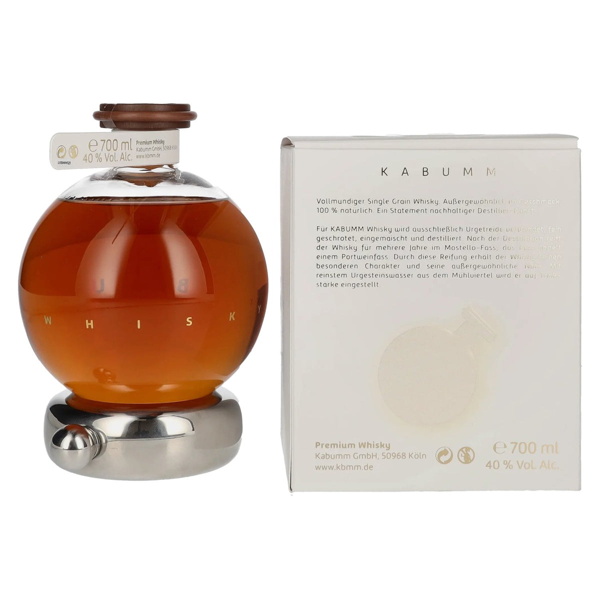 Kabumm Premium Whisky 40% ABV, 0.7l, in a gift box