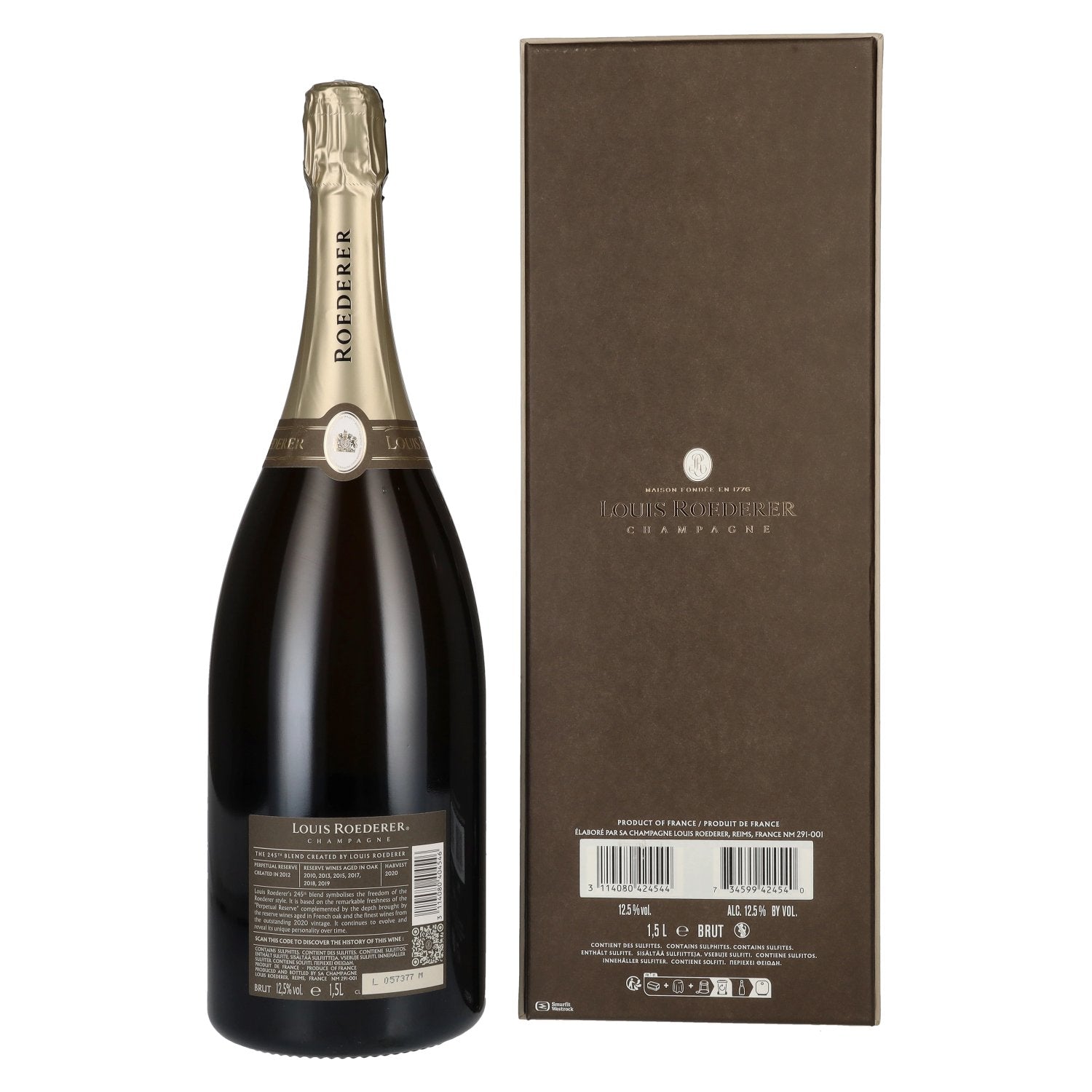 Louis Roederer Champagne Collection 245 12,5% Vol. 1,5l in Geschenkbox