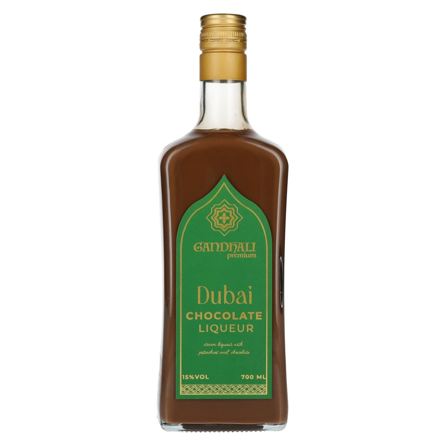 Gandhali Premium Dubai Chocolate Liqueur 15% Vol. 0.7l