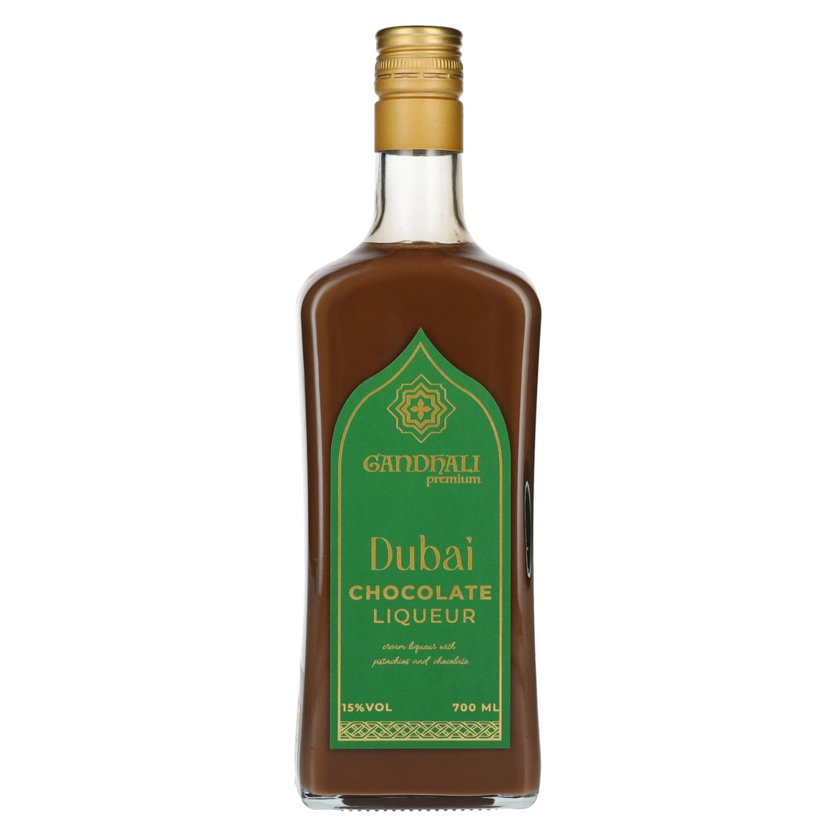 Gandhali Premium Dubai Chocolate Liqueur 15% Vol. 0.7l