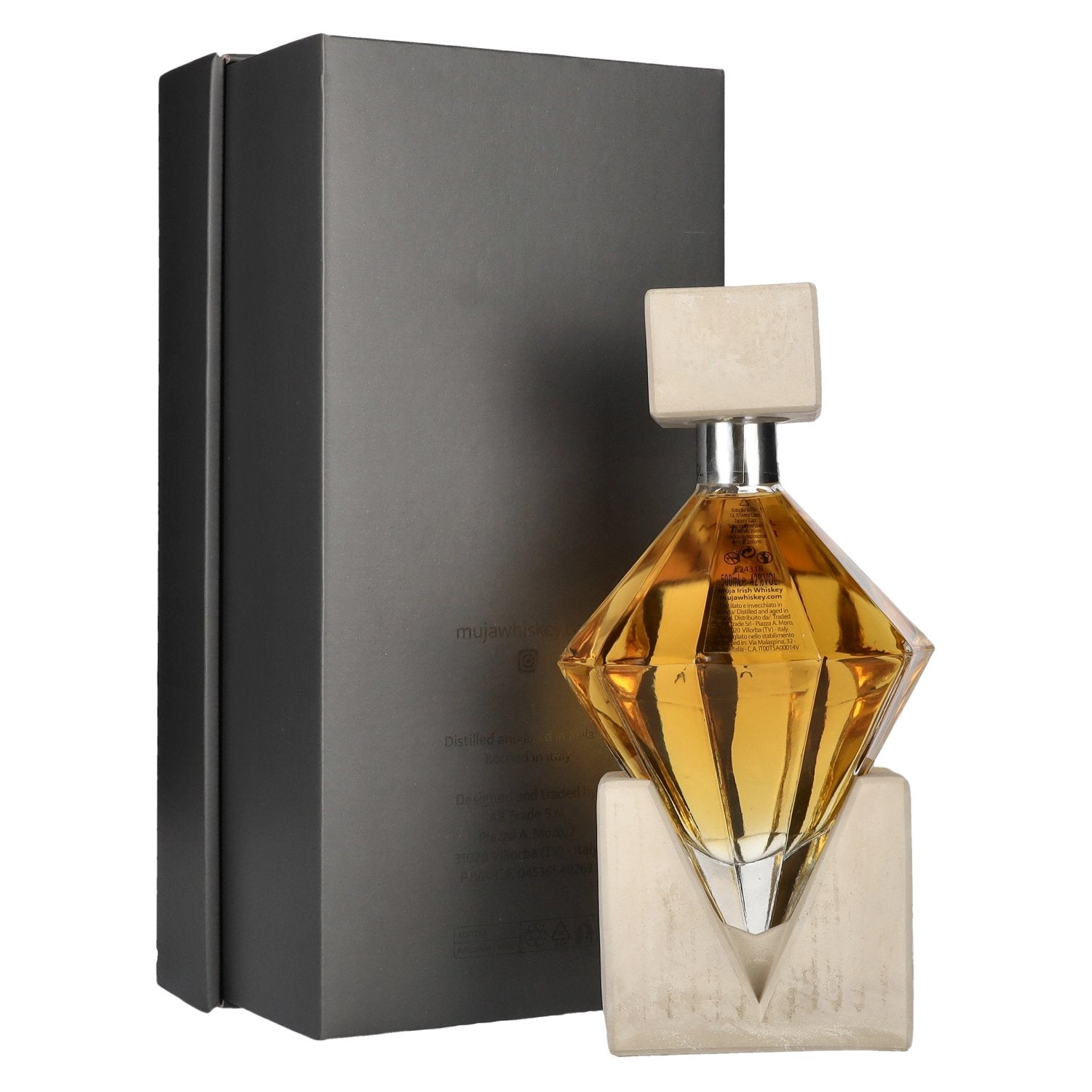 Muja Single Grain Irish Whiskey 42% Vol. 0.5L in gift box