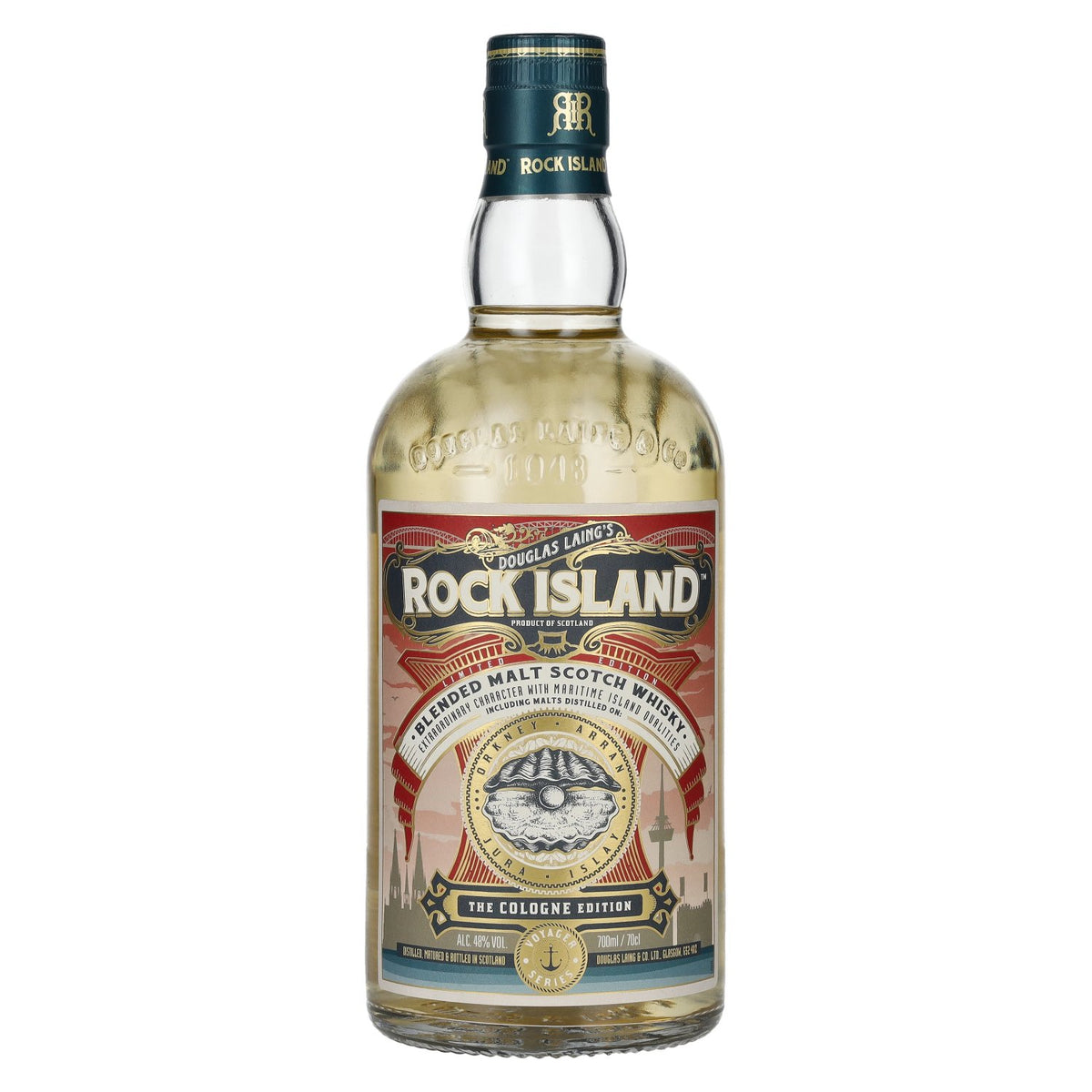 Douglas Laing ROCK ISLAND The Cologne Edition Blended Malt Limited Edition 48% Vol. 0.7l