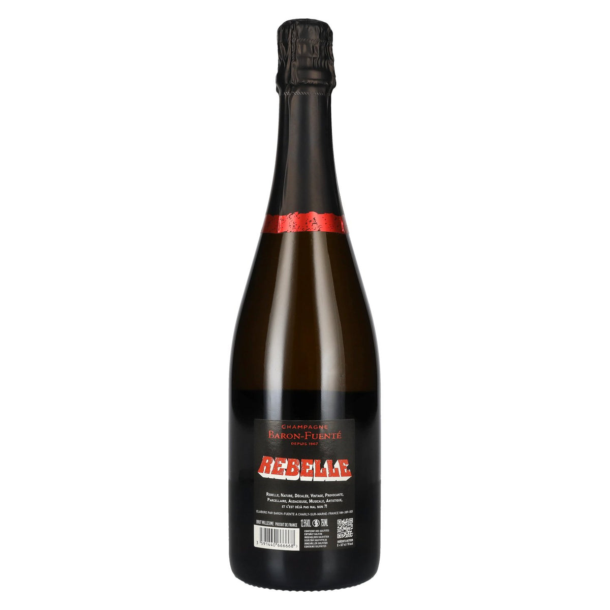 Champagne Baron-Fuenté REBELLE 2019 12.5% ABV 0.75l