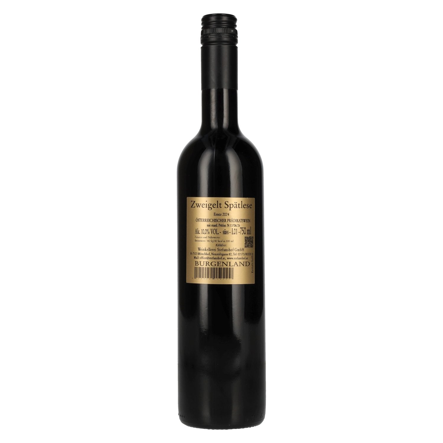 Stefanshof Zweigelt Spätlese 2024 10% Vol. 0,75l