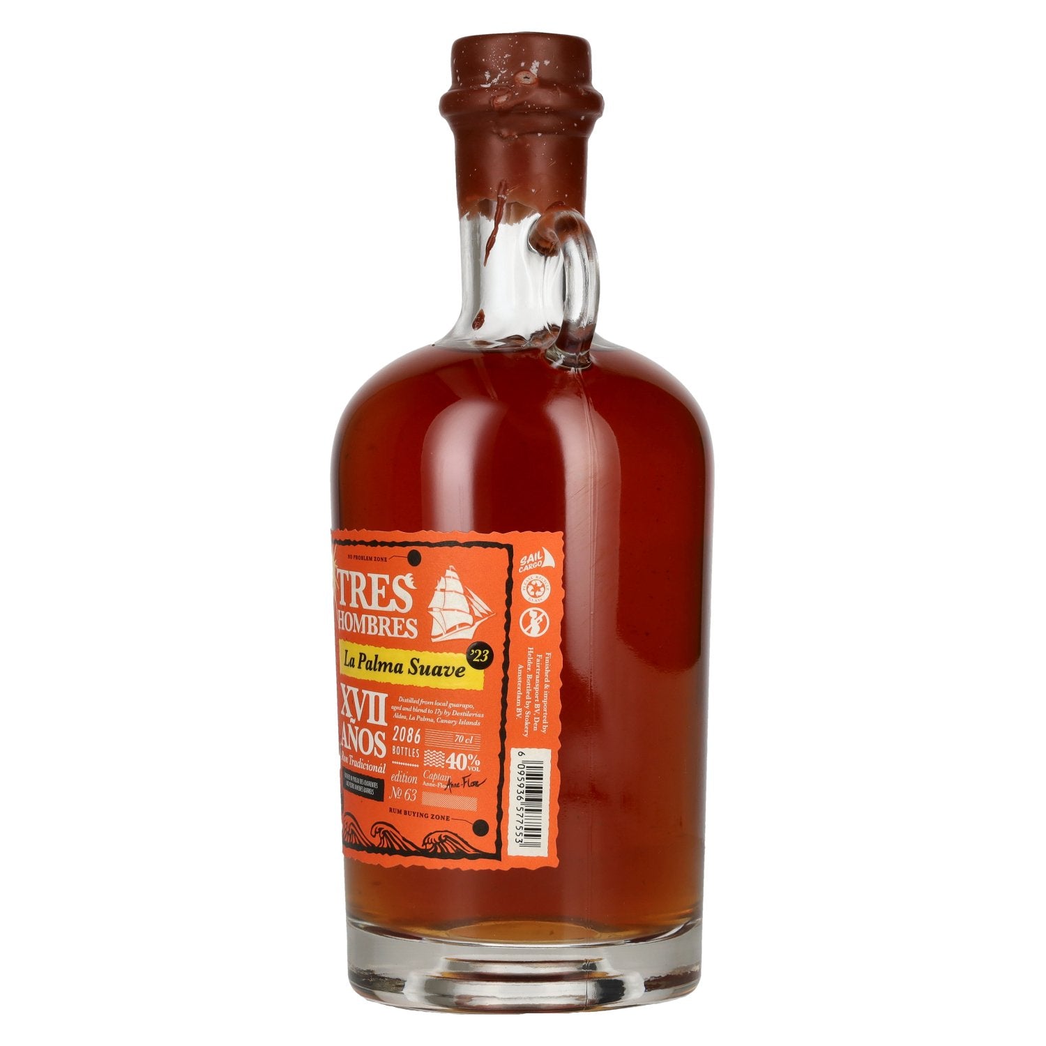 Tres Hombres La Palma Suave 17 Years Old Edition 63 2023 40% Vol. 0.7l