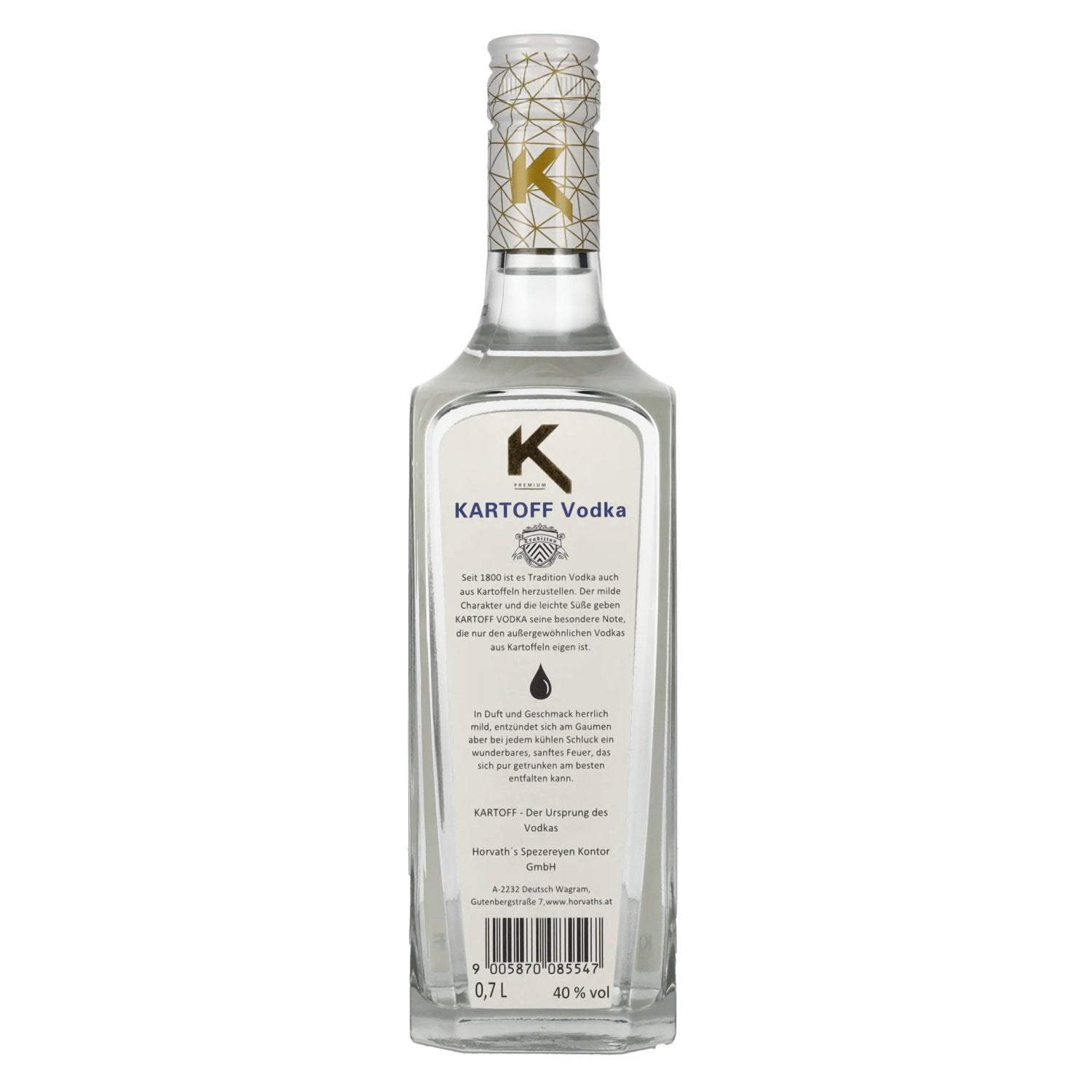 Kartoff Triple Distilled Vodka 40% Vol. 0.7l