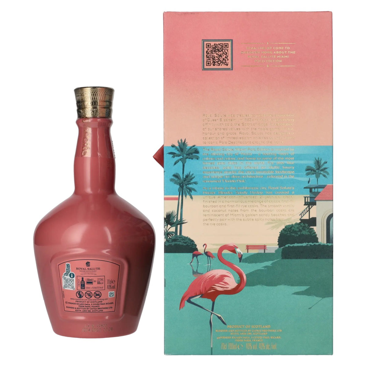 Royal Salute 21 Years Old THE MIAMI POLO EDITION Blended Scotch Whisky 40% Vol. 0.7l in gift box