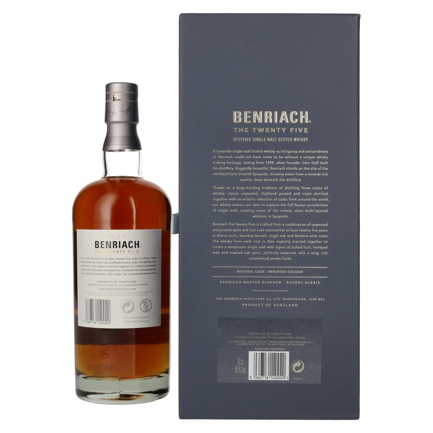 Benriach THE TWENTY FIVE Single Malt Four Cask Matured 46% Vol. 0.7l in gift box