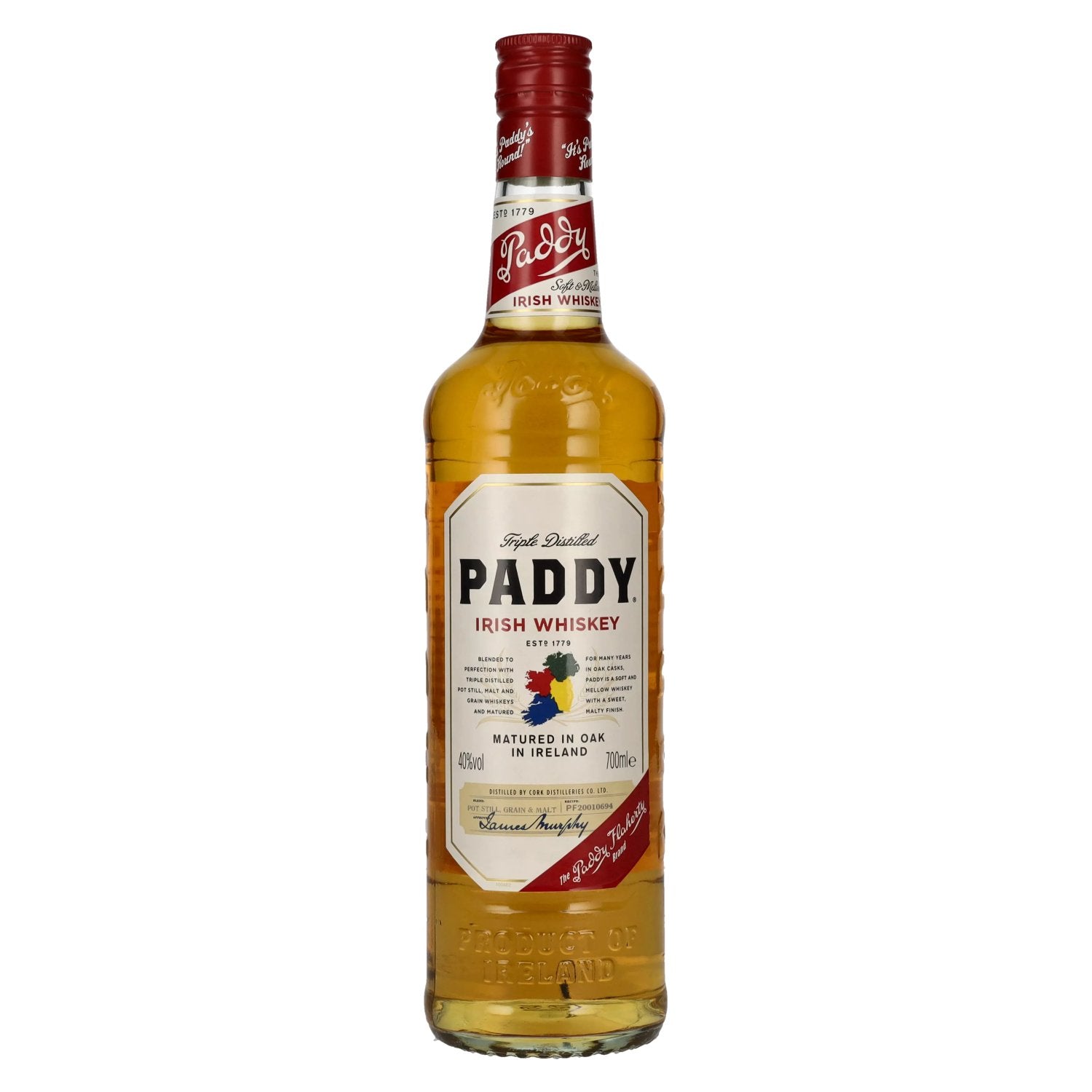 Paddy Irish Whiskey 40% Vol. 0.7l