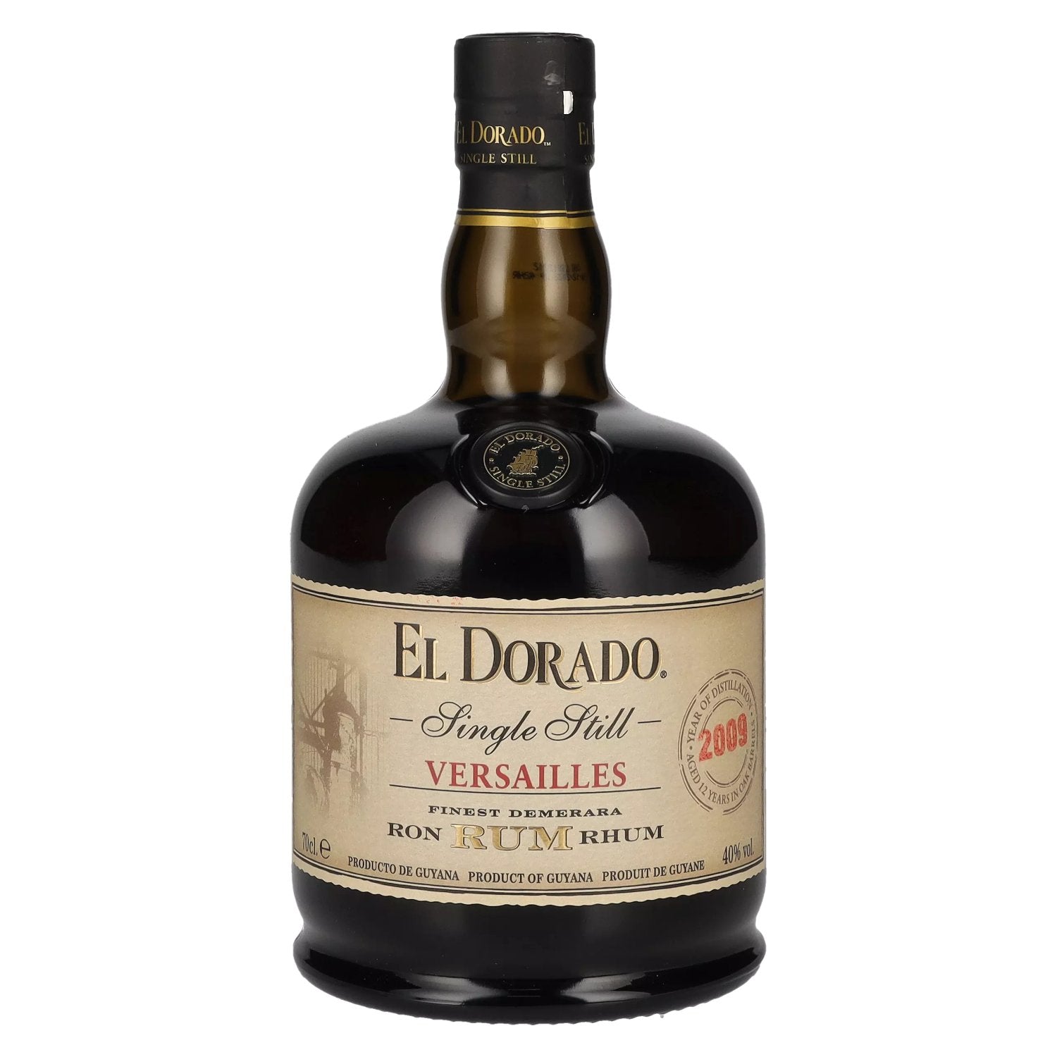 El Dorado VERSAILLES Single Still Finest Demerara Rum 2009 40% Vol. 0.7l