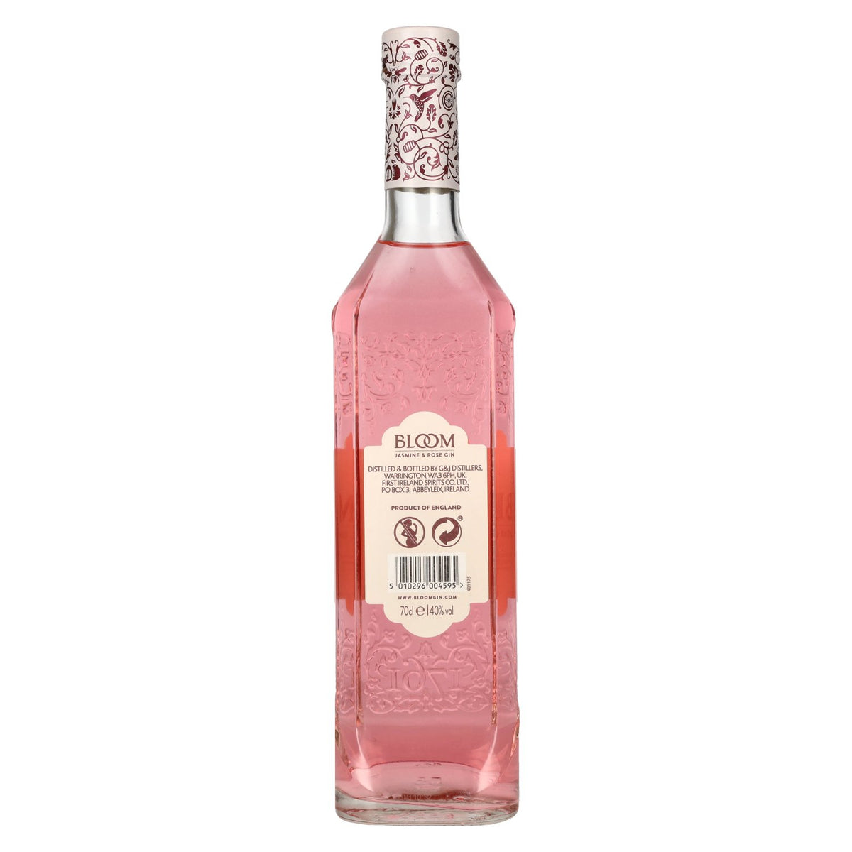 Bloom JASMINE & ROSE GIN Limited Edition 40% Vol. 0,7l