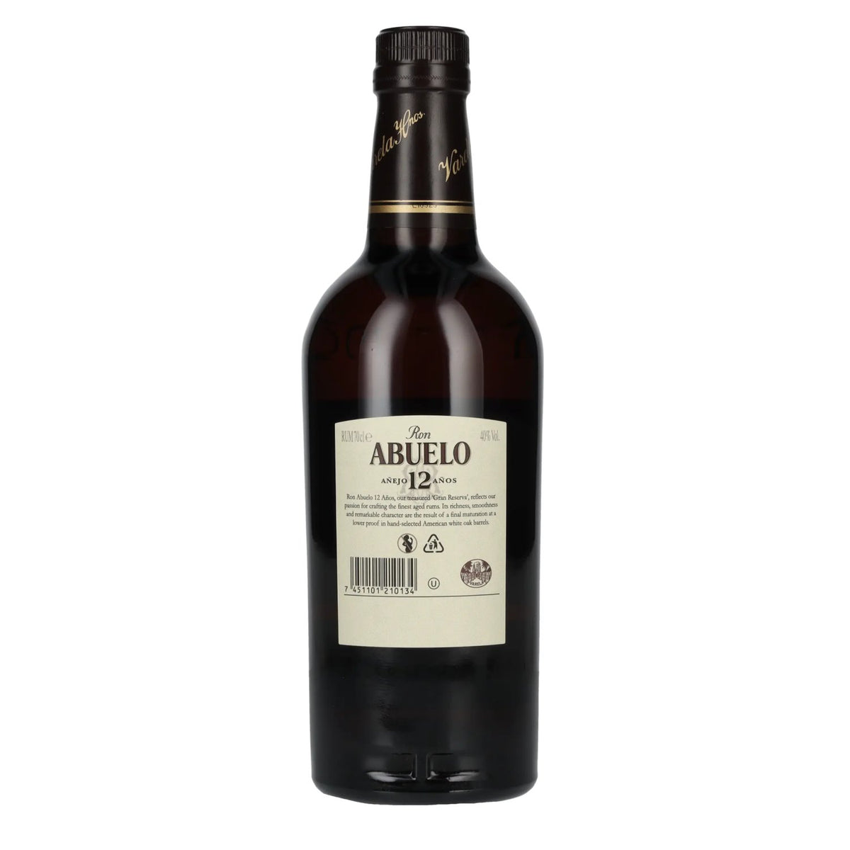 Ron Abuelo Añejo 12 Years 40% Vol. 0.7l
