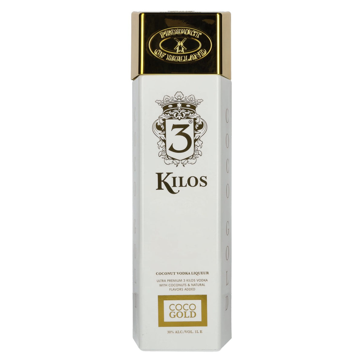 3 kg COCO GOLD Coconut Vodka 30% ABV 1 litre