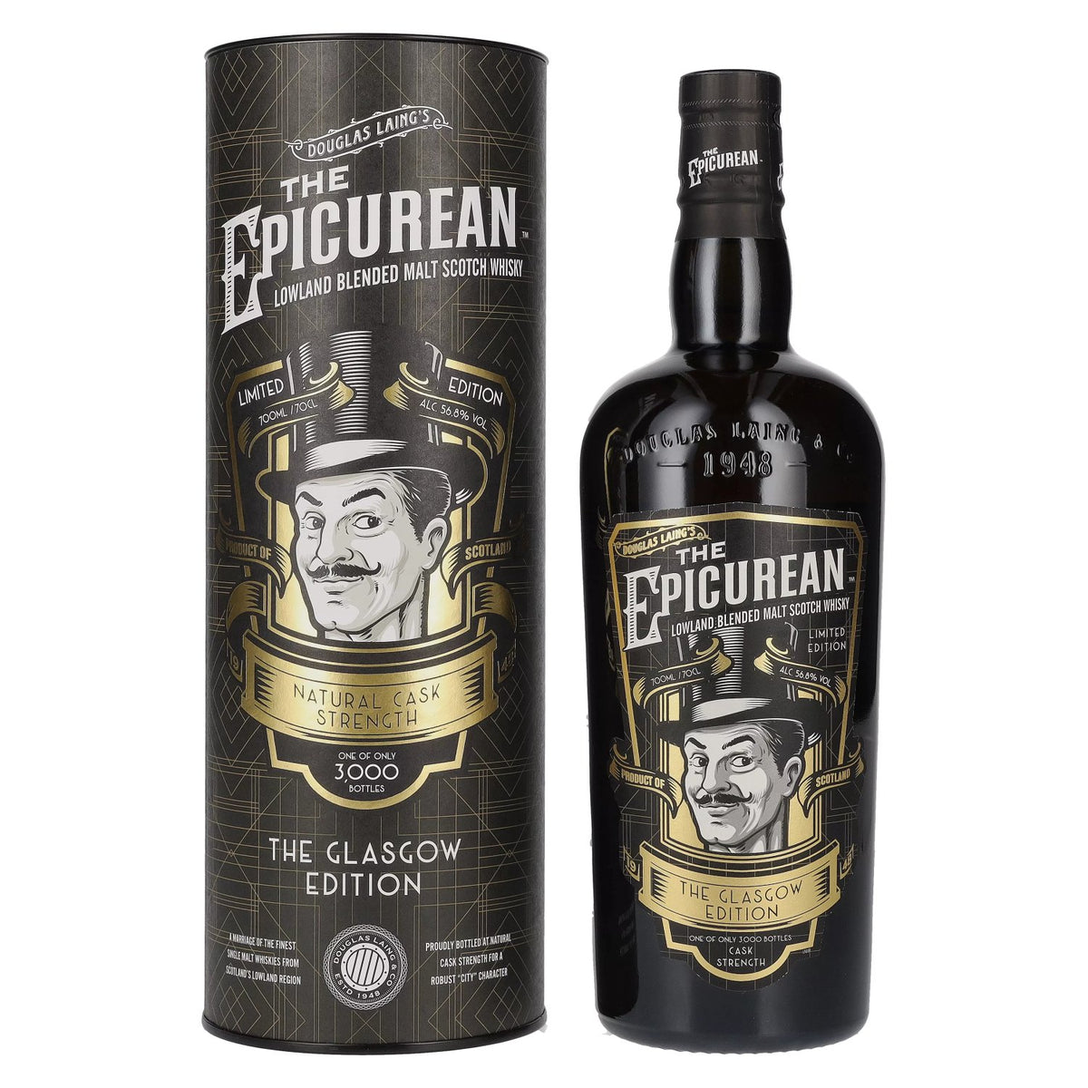 Douglas Laing THE EPICUREAN Glasgow Limited Edition 2022 56.8% Vol. 0.7l in gift box