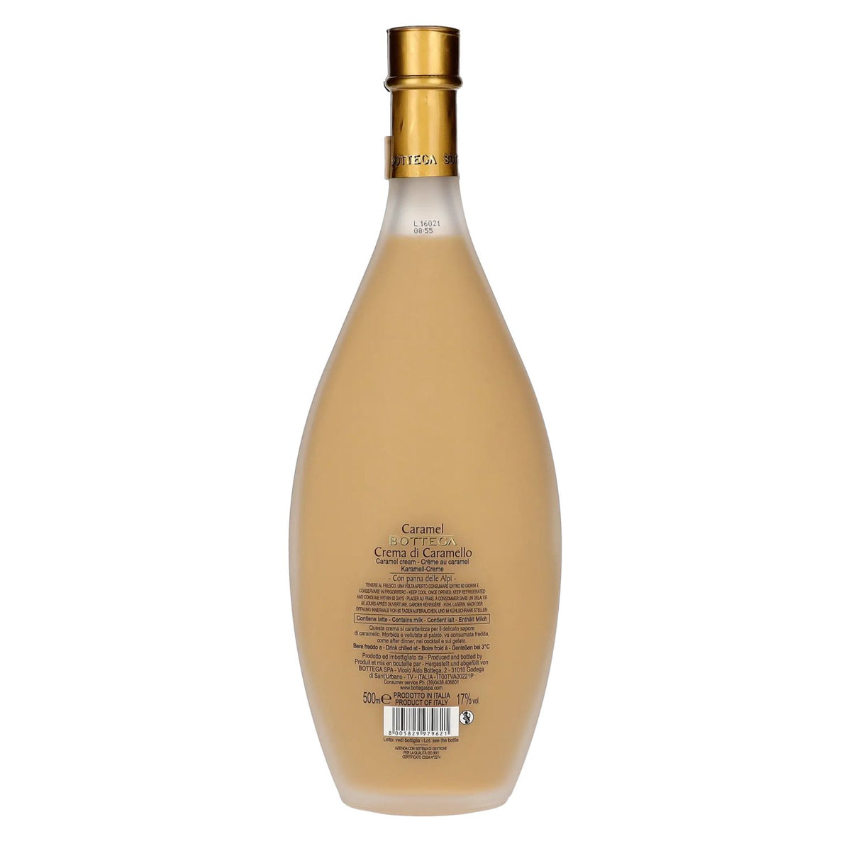 Bottega CARAMEL Caramel and Grappa Cream 17% ABV 0.5l