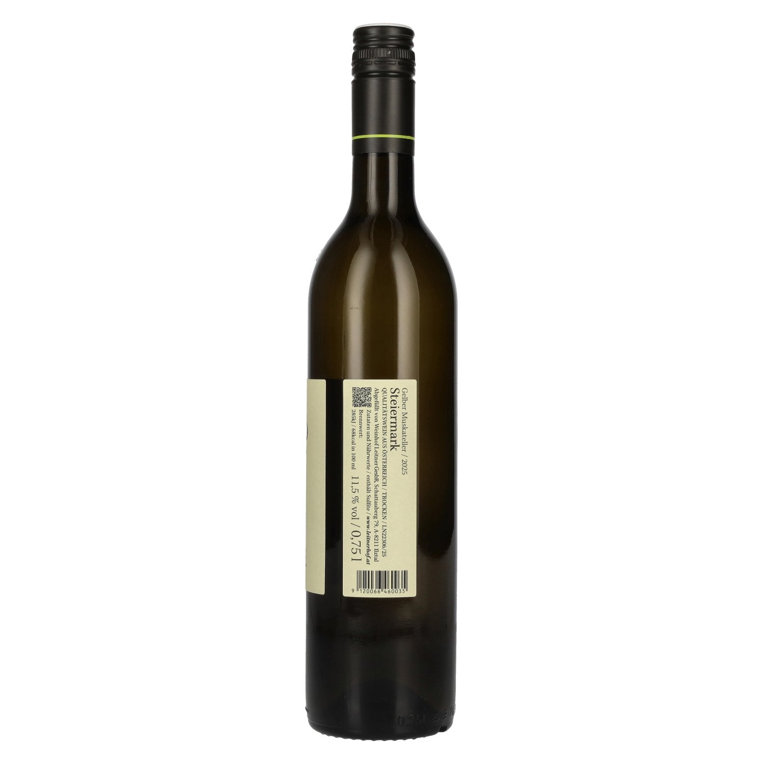 Leitner Gelber Muskateller Steiermark 2025 11,5% Vol. 0,75l