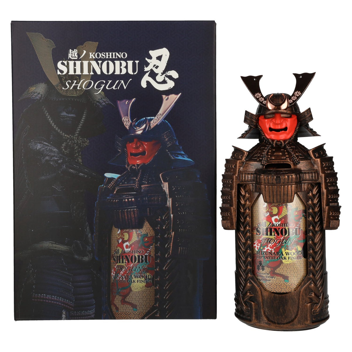 The Koshi-No Shinobu SHOGUN Blended Whisky Mizunara Oak Finish 43% Vol. 0.7L in gift box