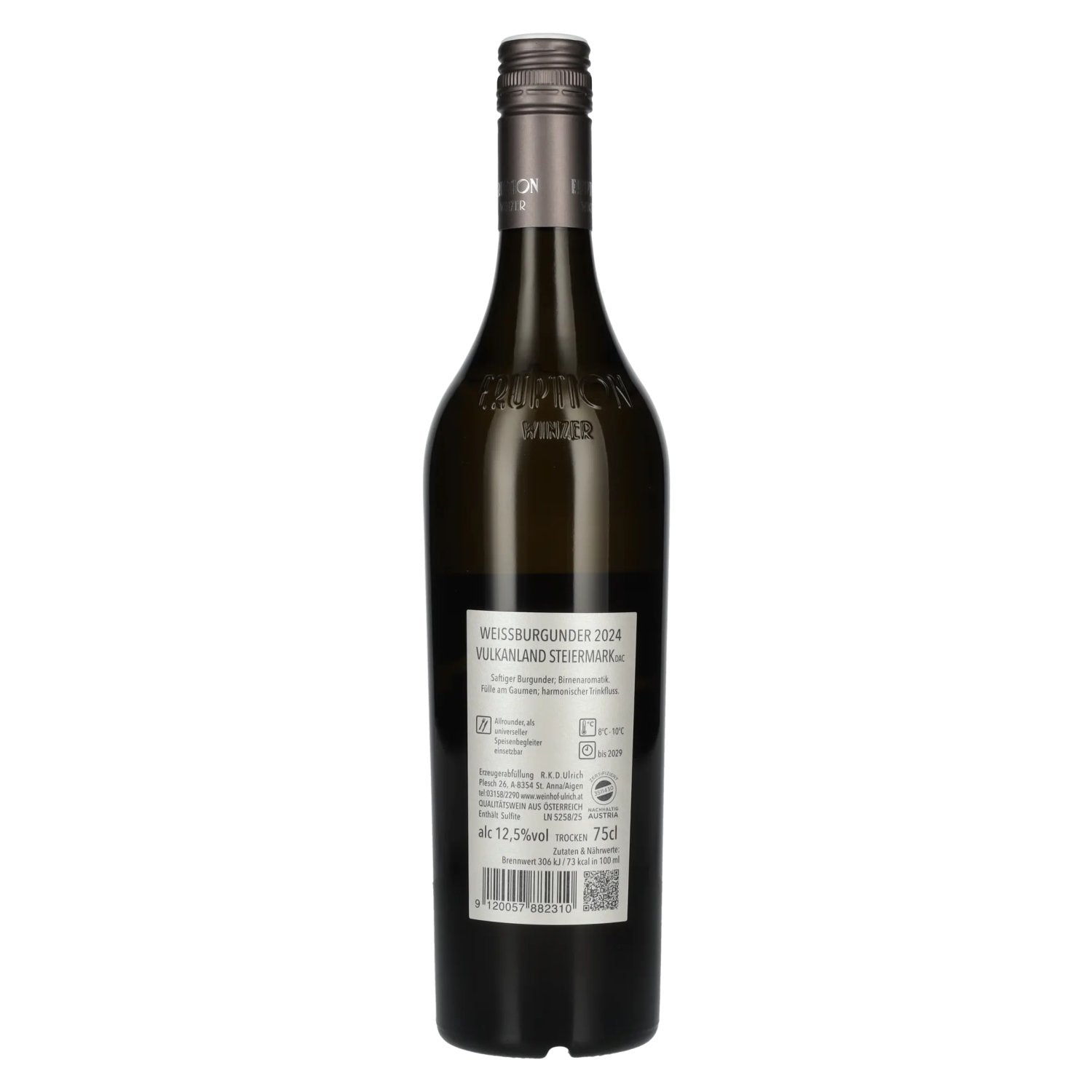 Weinhof Ulrich Weissburgunder Vulkanland Steiermark DAC 2024 12,5% Vol. 0,75l
